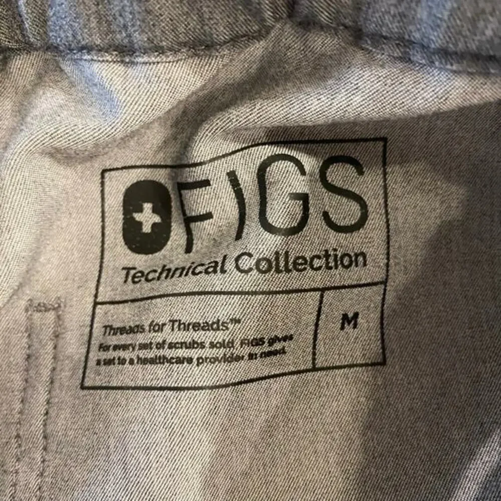 Figs Pisco Basic Scrub Pants in‎ Graphite Men's size Medium